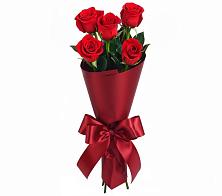 Букет 5 Красных роз Эдлесс Лав в Песках Воронежской области