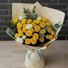 Букет цветов из:  Розы в Песках Воронежской области