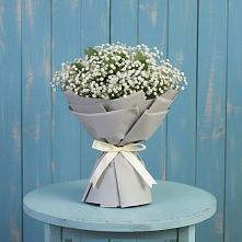Букет цветов из:  Гипсофила в Песках Воронежской области
