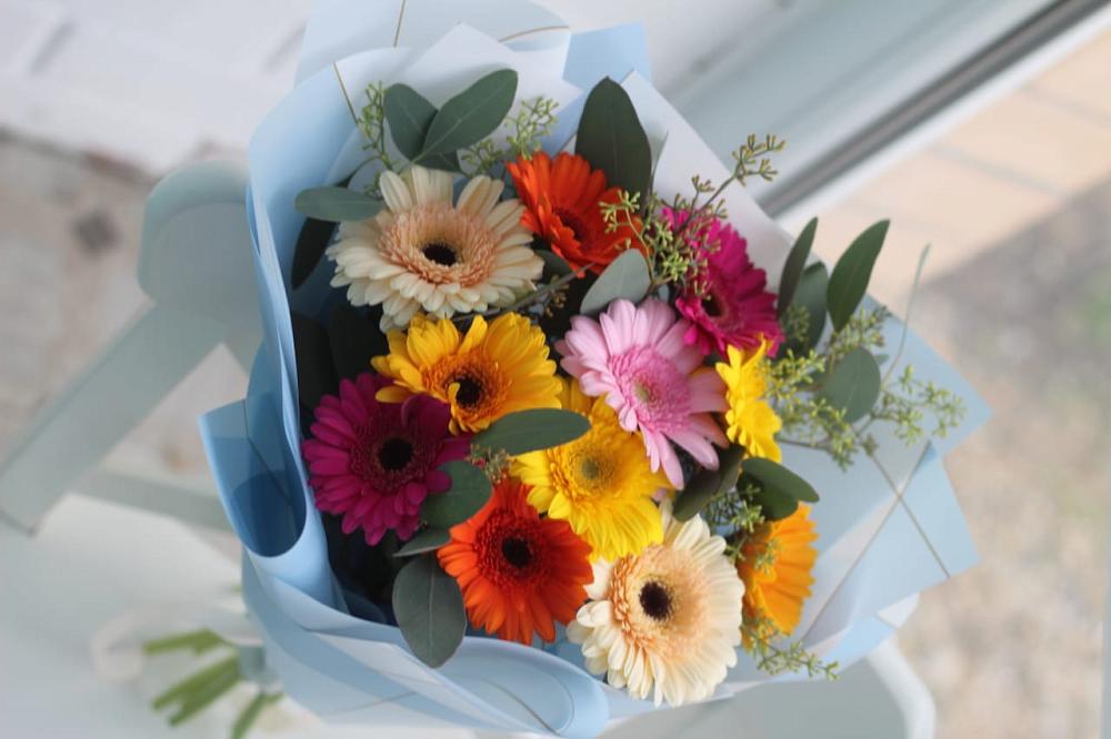 Букет цветов из: Герберы в Песках Воронежской области