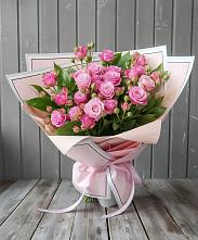 Букет Розовый кустик #REPLACE_PRED# Песках Воронежской области