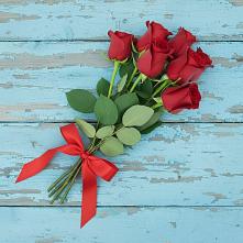 Букет Красные розы в Песках Воронежской области