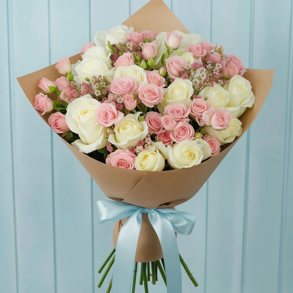Букет цветов из: Розы в Песках Воронежской области