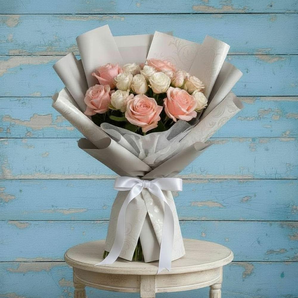 Букет цветов из: Розы в Песках Воронежской области