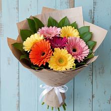 Букет цветов из:  Герберы в Песках Воронежской области