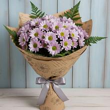 Букет цветов из:  Хризантемы #REPLACE_PRED# Песках Воронежской области