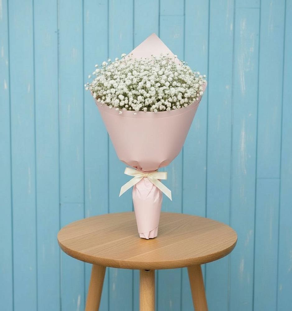 Букет цветов из: Гипсофила в Песках Воронежской области