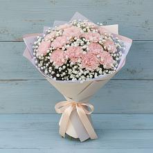 Букет цветов из:  Гвоздики в Песках Воронежской области