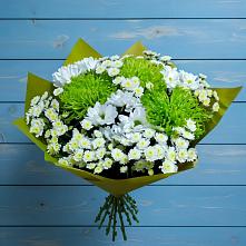 Букет цветов из:  Хризантемы в Песках Воронежской области