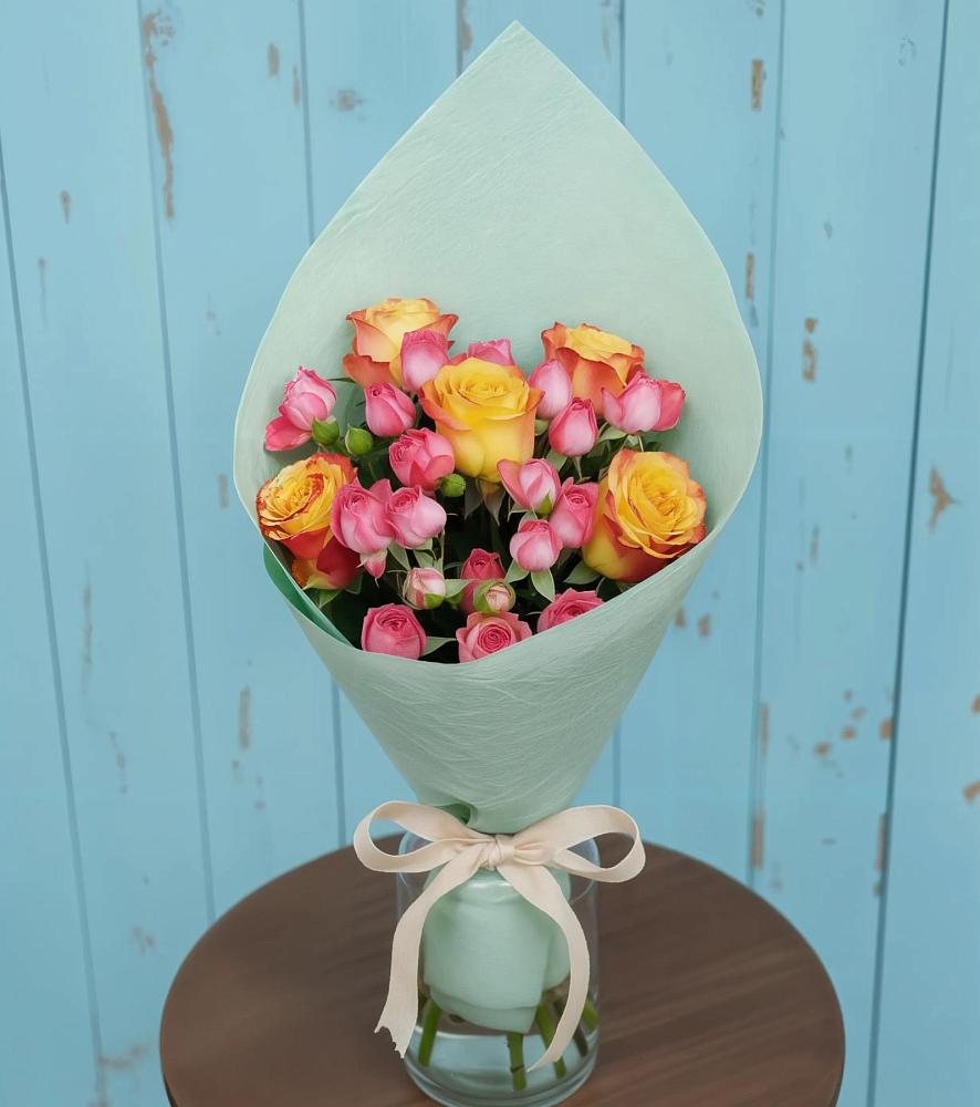 Букет цветов из: Розы в Песках Воронежской области