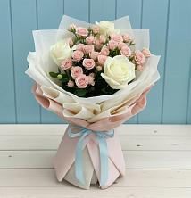 Букет цветов из:  Розы в Песках Воронежской области
