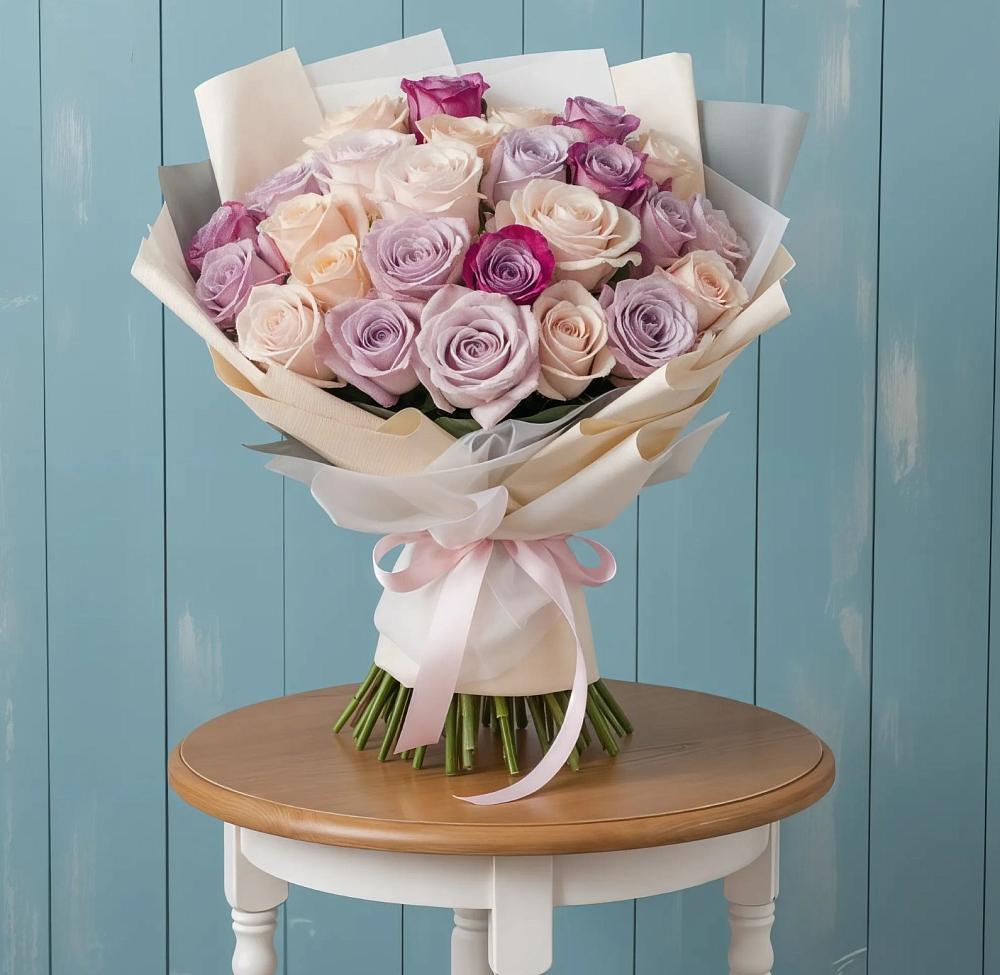 Букет цветов из: Розы в Песках Воронежской области