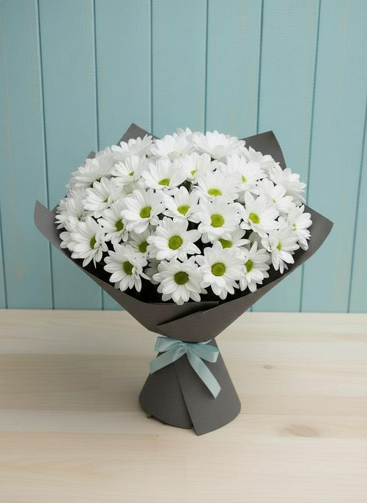 Букет цветов из: Хризантемы в Песках Воронежской области