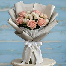 Букет цветов из:  Розы в Песках Воронежской области