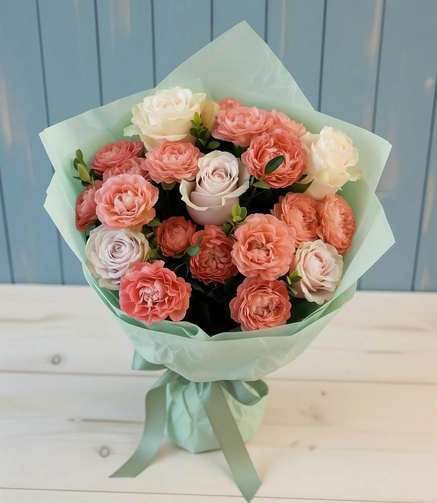 Букет цветов из: Розы в Песках Воронежской области