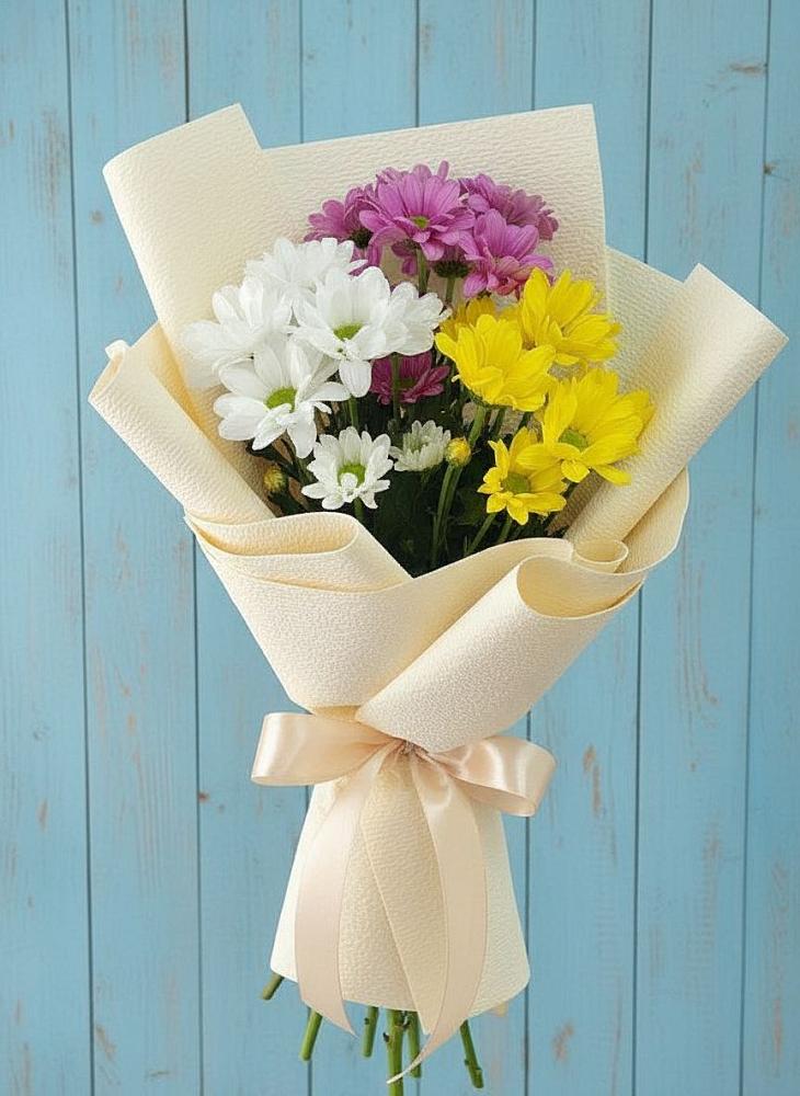 Букет цветов из: Хризантемы в Песках Воронежской области