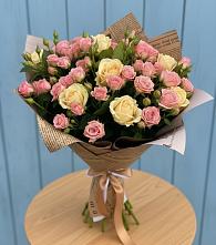 Букет цветов из:  Розы в Песках Воронежской области
