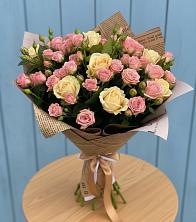 Букет цветов из:  Розы в Песках Воронежской области