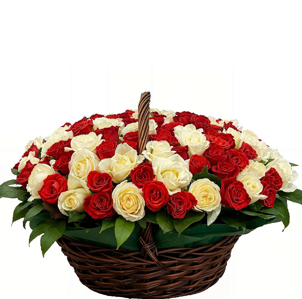 Премиум букет из: Розы в Песках Воронежской области