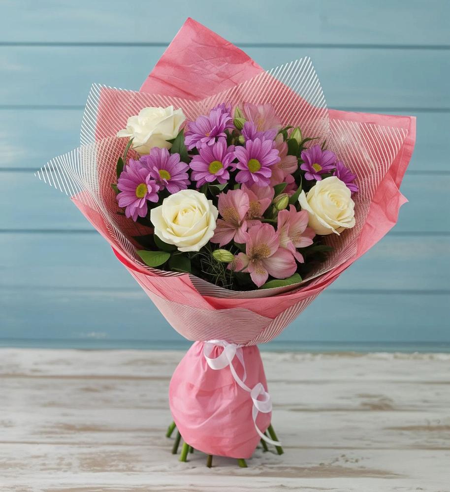 Букет цветов из: Герберы в Песках Воронежской области