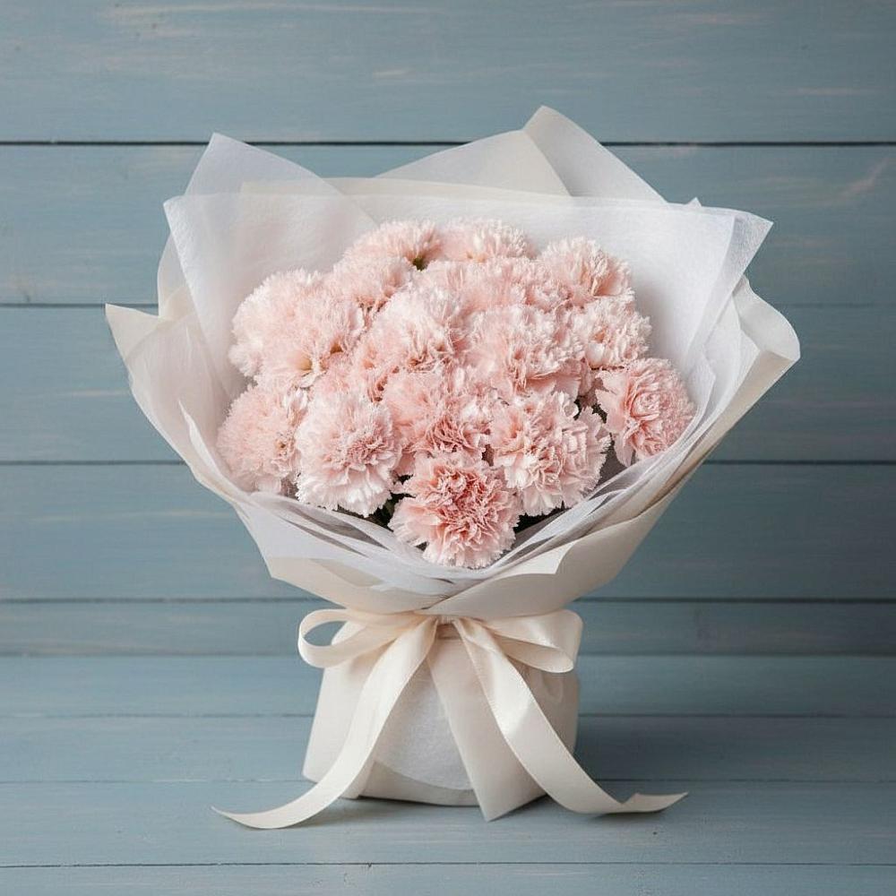 Букет цветов из: Гвоздики в Песках Воронежской области