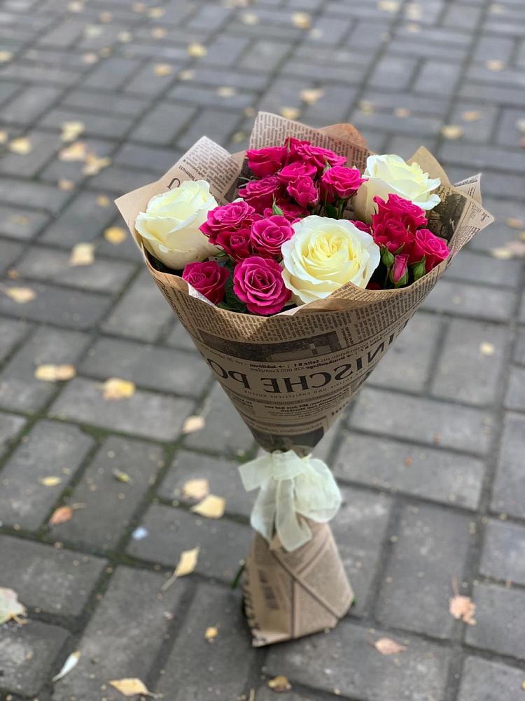 Букет цветов из: Розы в Песках Воронежской области