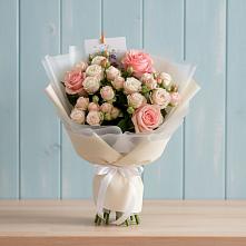 Букет цветов из:  Розы в Песках Воронежской области