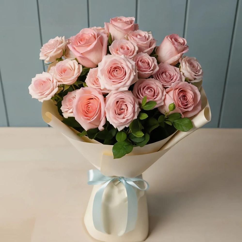 Букет Розовый шарм в Песках Воронежской области