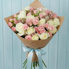 Букет цветов из:  Розы в Песках Воронежской области
